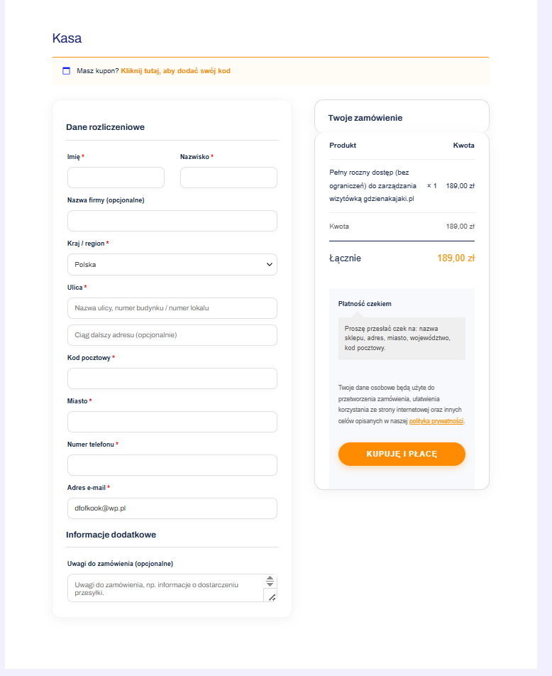 Płatność Przelewy24